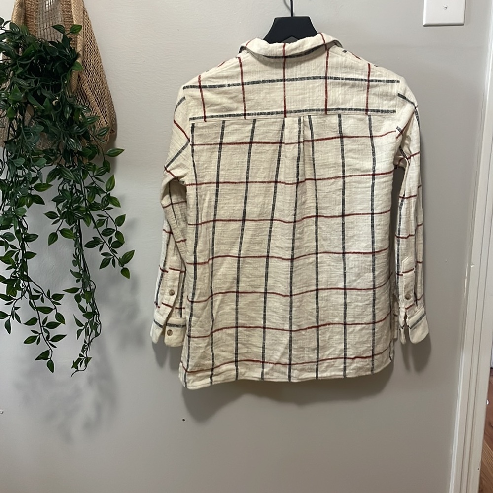 Madewell Flannel Ex Boyfriend Shirt - Picture 5 of 5